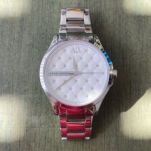 Armani exchange quilted watch